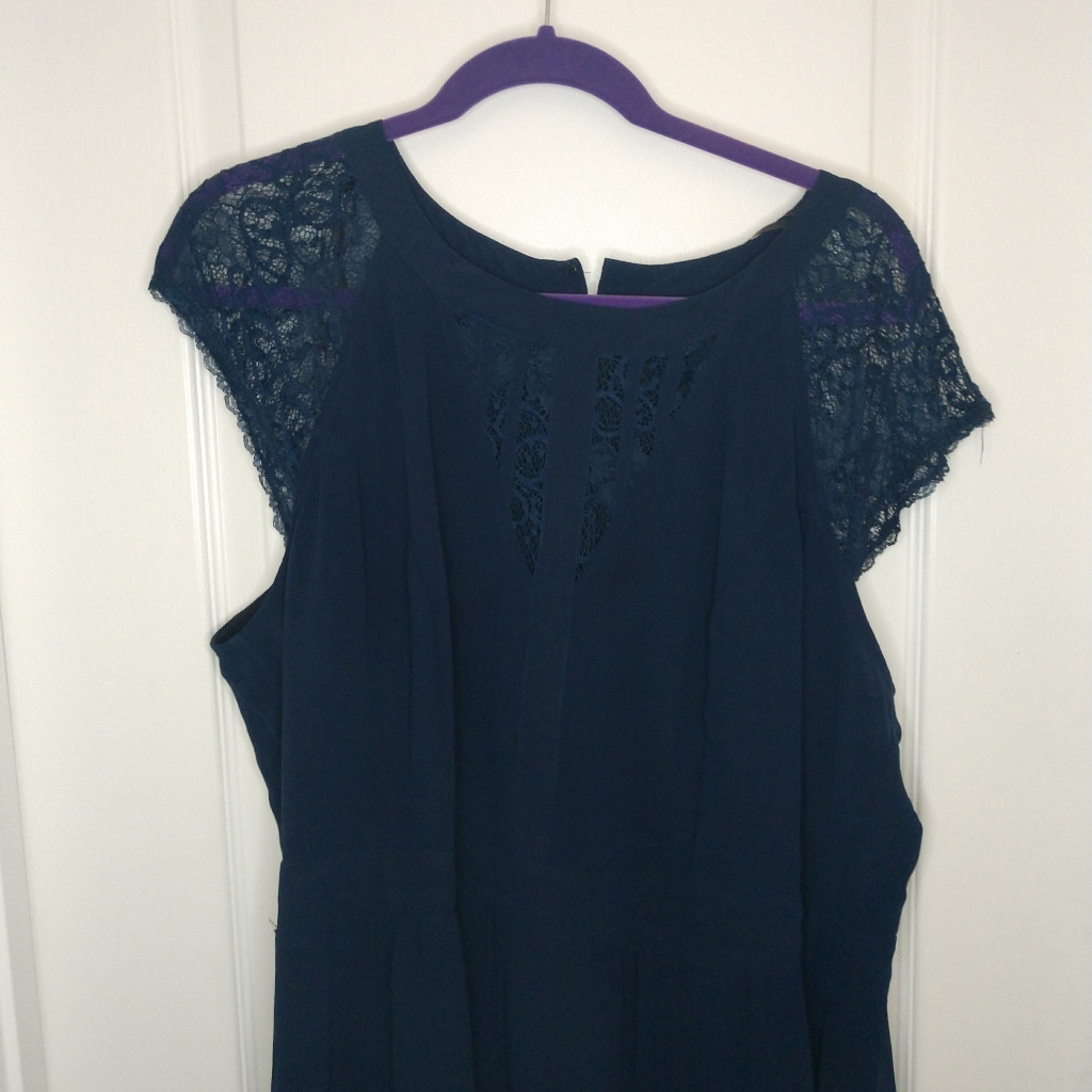 Navy Blue Semi-Formal Dress, City Chic, L/20